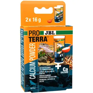 JBL Proterra Calcium Powder 2 x 25ml Mineralien-Ergänzungsfutter alle Reptilien