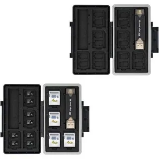 Wasserdichte SD Karten Aufbewahrung Box für 8 SD 16 Micro SD