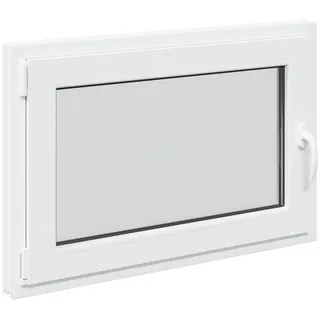 vidaXL Kellerfenster RISOR 90 x 70 cm weiß