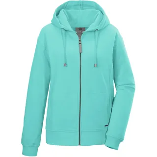 G.I.G.A. DX Damen Sweatjacke mit Kapuze/Kapuzenjacke GS 26 WMN SWT Jckt GOTS, hell Peppermint, 42, 42945-000