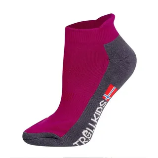TROLLKIDS Kinder Wandersocken Hiking Low Magenta magentapink 35-38