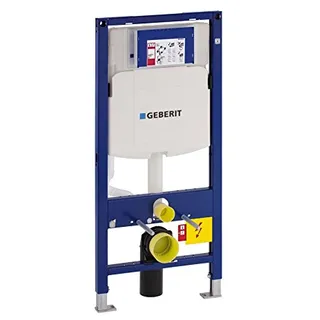 Geberit Vorwandelement Duofix, 111300005, für Wand-WC, mit 2-Mengen-Spültechnik, Spül-Stopp-Funktion, Schwitzwasser-isolierter, Stahlkonstruktion, 65178 3