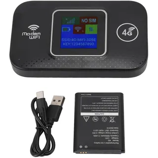 Yosoo Health Gear Tragbarer 4G LTE WLAN Router, 300 Mbit/s WiFi Hotspot Dongle, USB Betrieben, Mobiles Internet für bis zu 10 Geräte, für Europa