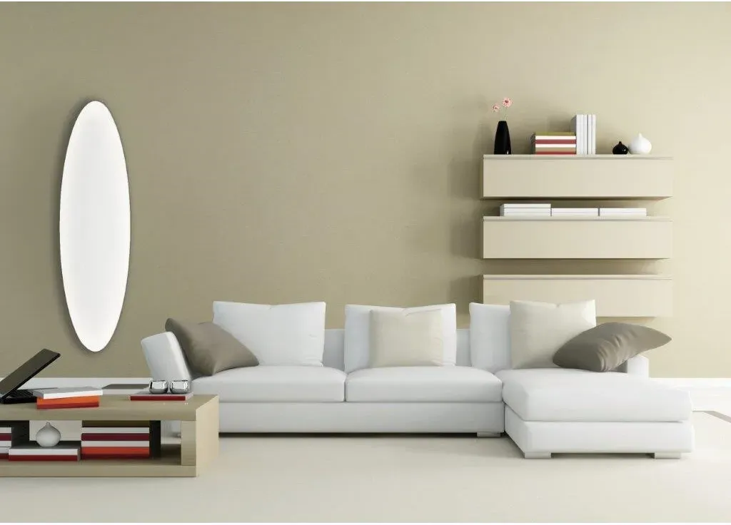 SURF Design Heizkörper senkrecht 1200 x 340 mm pulverbeschichtet in weiß
