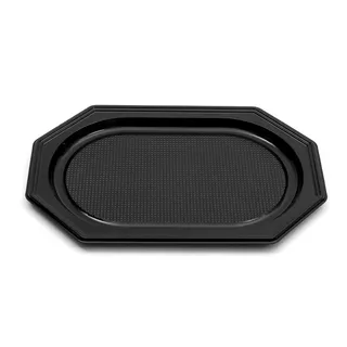 10 Catering- Trays schwarz, 450 x 300 x 25 mm, 1166, B