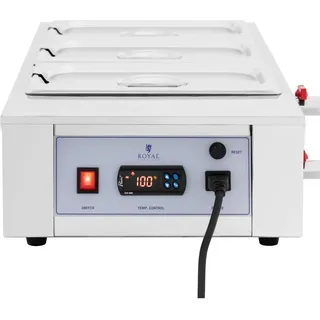 Royal Catering Schokoladenschmelzgerät 3 x 3,2 l bis 100 °C -