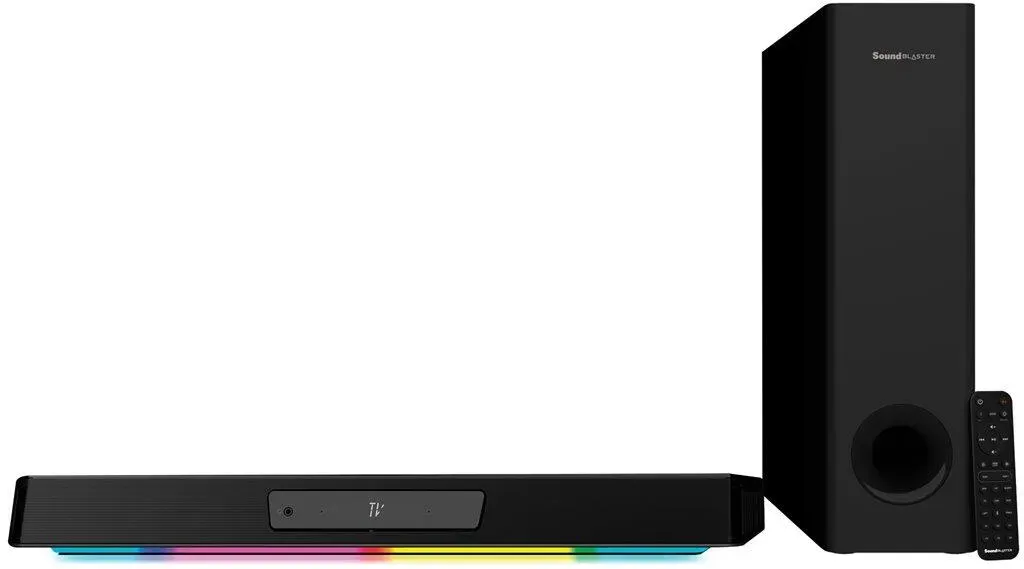 CREATIVE Sound Blaster Katana V2X, 2.1 Soundbar, HDMI ARC, USB Audio, SXFI, Optical-In