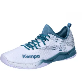 Kempa Wing Lite 2.0 Handballschuhe Weiß Deep Blau, 39 EU