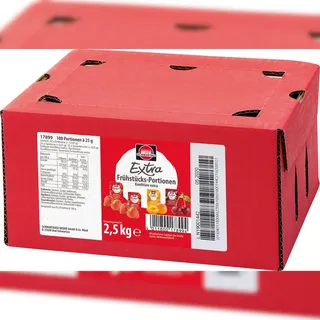 Schwartau Extra Mix Erdbeere, Aprikose, Sauerkirsche Konfitüre, 100 St.