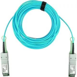 BlueOptics Mellanox MFA1A00-C015 QSFP28 BlueOptics Aktives Optisches Kabel (AOC), 100GBASE-SR4, Ethernet, Infiniband, 15 Meter (MFA1A00-C015-BO)