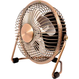 Prem-i-air Mini 10,2 cm verstellbarer USB-Ventilator mit Ständer, 360-Grad-Drehung und leiser Betrieb für den Einsatz in Wohnungen, Büros, Laptops, Computern.