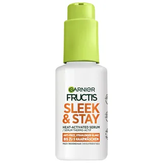 Garnier Fructis Sleek & Stay Heat-Activated Serum mit Alpha-Silanen für trockenes und zu Frizz neigendes Haar, 50 ml
