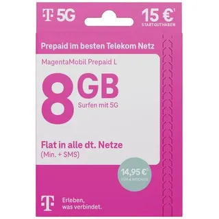 Telekom Magenta Mobil L Prepaid-Karte ohne Vertragsbindung