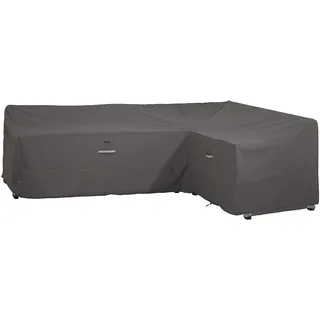 Classic Accessories Ravenna Garden L-förmige Abdeckung für sektionales Sofa, Dark Taupe/Mushroom/Espresso (264cm, rechtsseitig)