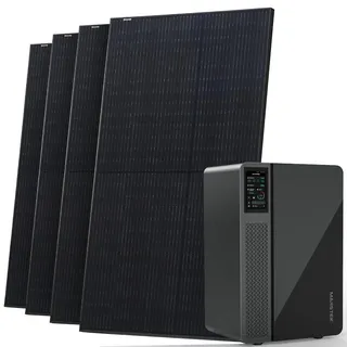 2000 W / 500 W inkl. 5,1 kWh Marstek Jupiter E 5120 Speicher + Stockschraubenhalterung