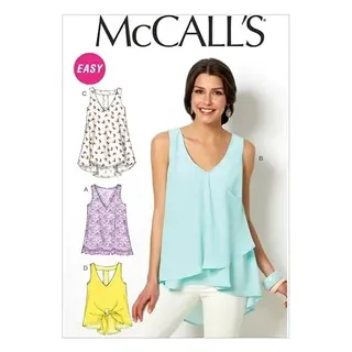 McCall's Damen Schnittmuster 6960 Sommer Tops & Tuniken