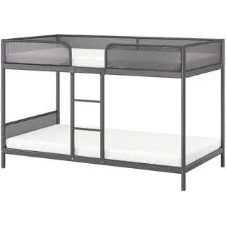 IKEA TUFFING Etagenbettgestell dunkelgrau