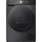 Hisense DH5S102BB - 5S Wärmepumpentrockner mit 5 Jahre Garantie, Schwarz, 10 kg, ca. 60 x 85 cm
