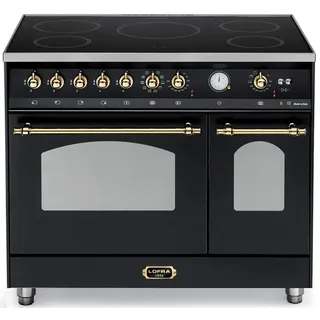 Lofra RNMD 96 MFTE/ 5IF - Black Messing Finish - DOLCEVITA INDUKTION - DOUBLE OVEN 90 cm