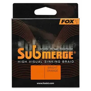 Fox Submerge Orange Sinking braid - 300m geflochtene Schnur Orange / 29.5kg / 65lb