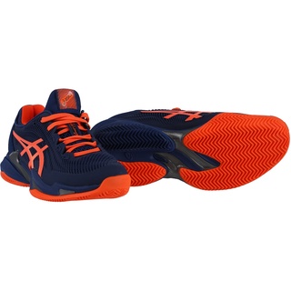 Asics Court FF 3 Clay/Sandplatz/Stabilität 2024 dunkelblau/orange Herren