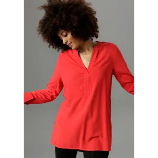 Aniston SELECTED Longbluse, mit extra-langen Manschetten Aniston SELECTED rot
