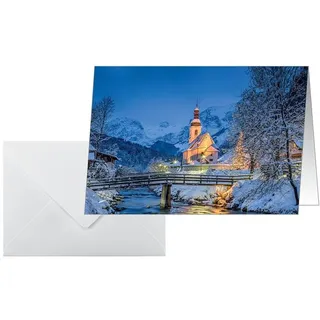 Sigel 25 SIGEL Weihnachtskarten Bavarian Christmas DIN A6