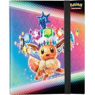 HEART FOR CARDS Prismatische Entwicklungen Ordner Pokémon | Prismatic Evolutions Sammelordner für bis zu 378 Karten | Mit Heartforcards® Versandschutz