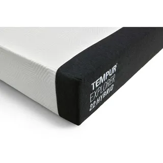 Tempur Viscomatratze, Grau, Weiß, Textil, Füllung: Viskoelastischer Kern, rechteckig, 140x200 cm, Bezug rundum abnehmbar, Schlafzimmer, Matratzen Shop, Matratzen, Viscoschaummatratze