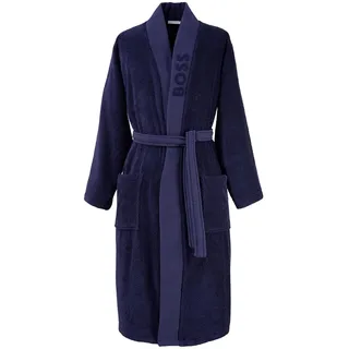Hugo Boss Home Herren Bademantel Plain S | navy - blau
