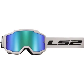 LS2 Charger - White / High Vision Green - Iridium