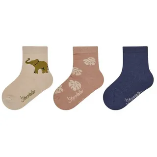 Sterntaler Socken 3er-Pack Elefant in beige – Gr.: 30
