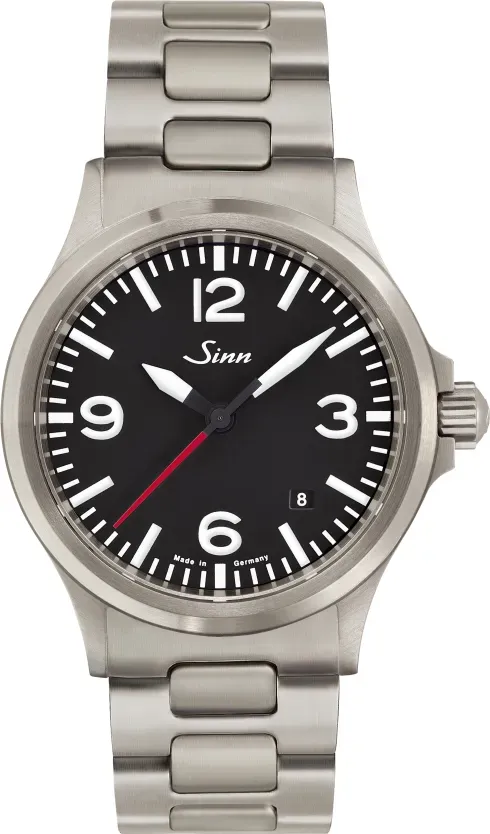 Sinn Instrumentelle Uhren 556 A RS 556.0141 - schwarz,silber - 38.5mm