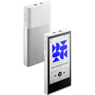 ACTIVO P1 - Hochauflösender, digitaler Audio Player - Whisper White