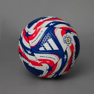 Adidas FIFA Club World Cup 25 Pro Ball JE8770, Unisex Footballs, White / Power Blue / Dark Blue / Lucid Red - 5