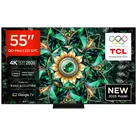 TCL 55Q7C QLED Mini LED Fernseher, 55 Zoll, 4K HDR Premium, Dolby Vision IQ & Atmos, Smart TV mit Google TV, Bang & Olufsen 6.2.2 Sound, 144Hz VRR, AMD FreeSync Premium Pro, HDMI 2.1, AirPlay 2, Alexa, IMAX Enhanced