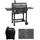 XL Holzkohlegrill inkl. Haube + Wendeplatte