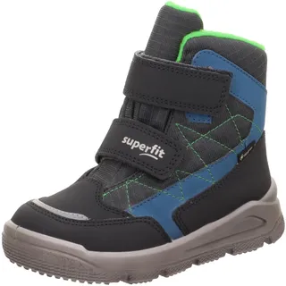 superfit Jungen MARS warm gefütterte Gore-Tex Stiefel, GRAU/GRÜN 2010