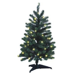 Xenotec PE-BM85 Künstlicher Weihnachtsbaum mit Beleuchtung Tanne Warmweiß LED Grün EEK: G (A - G)