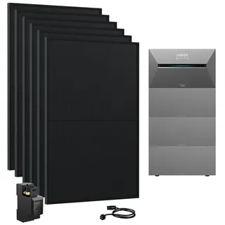 10,7 kWh inkl. 3x B2700 Erweiterungsakku + 6x 440 W Solarpanel