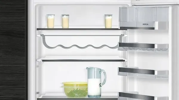 Siemens studioLine KI87SSDE0 iQ500, Einbau-Kühl-Gefrier-Kombination mit Gefri...