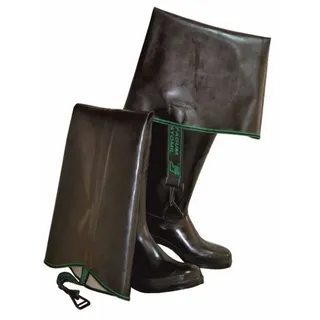 Fagum Stomil/ LD Waders WATSTIEFEL echte Gummi Naturkautschuk Rubber Watthose Anglerhose Teichhose 43