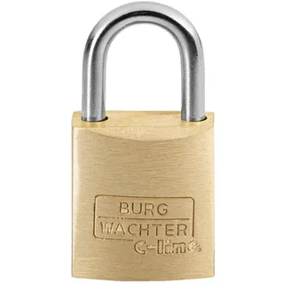 Burg Wächter 2951 Vorhängeschloss 15.00 mm verschieden schließend Messing Schlüsselschloss