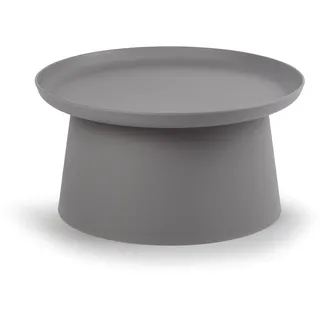 Kunststoff-Kaffeetisch FUNGO, Durchmesser 700 mm, grau