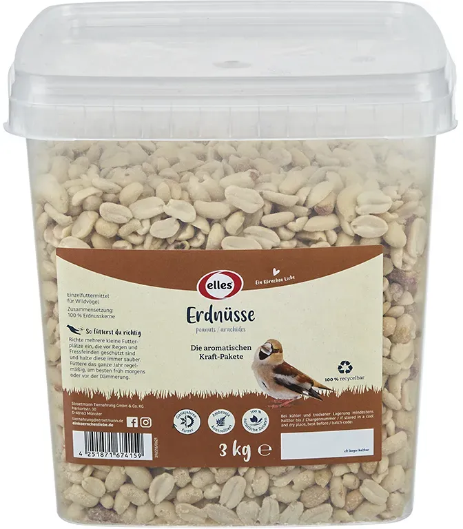 elles Erdnüsse 3kg Eimer 1x3 kg