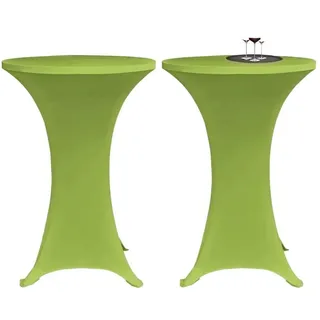 vidaXL Stretch-Tischhussen 4 Stk. 70 cm Grün