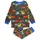 Pyjama in Anthrazit Bunt Gr 128