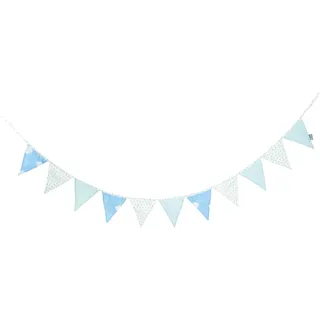 roba Wimpelkette Kleine Wolke blau,