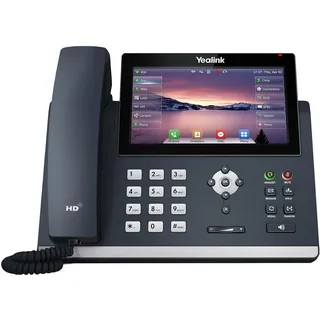 Yealink SIP-T48U, Telefon, Grau