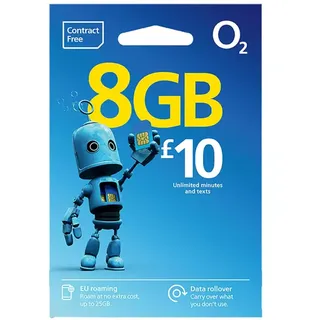 O2 Pay As You Go SIM Card Pack